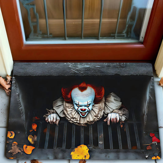 Random Pennywise Clown Door Mat